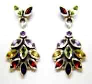 CUT-ER-005-Gemstone Earrings