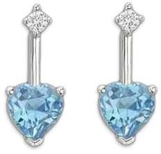 Gold Gemstone Earrings  - Ger 002