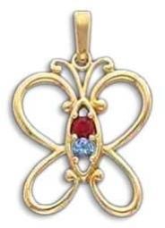 Gold Gemstone Pendant - Gp 001
