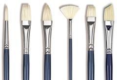 Bristle Brushes for Oil Paintings