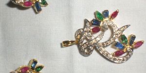 Precious Multi Pendent Set