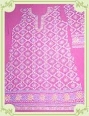 Chikankari Unstitched Dress Material