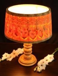 Wooden Cylindrical Large Table Lamp
