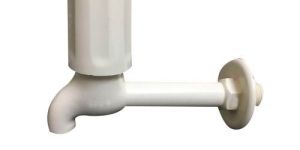 PTMT Bib Cock Long Body with Flange