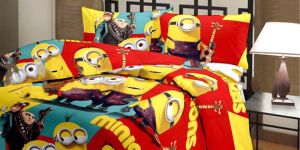 Cotton 3D Cartoon Printed AC Single Blanket