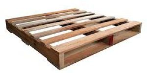 Two Way Wood Pallets with Logs