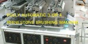 4 Rhinestone Brushing Machine