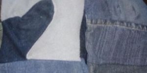 Leather Jeans Gloves