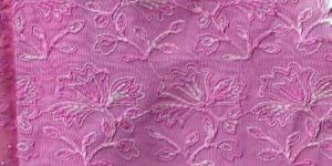 Ladies Cotton Embroidered Suit Fabric - 001