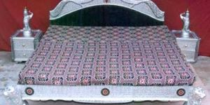 Silver Double Bed (RAI-1206-1)