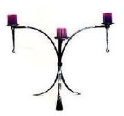 Wrought Iron Candle Holders
