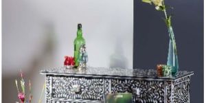 Mother of Pearl Inlay Consoleb Table