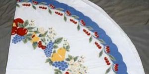 Block Printed Table Rounds