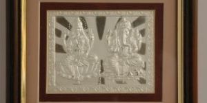 Lakshmi Ganesha Photo Frame