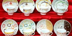Bone China Cups (Stone Ware Carpet Series)