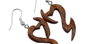 Beautiful Wooden Earring