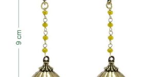 Yellow Crystal Beads Rajasthani Jewellery