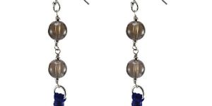 Quartz Gemstone Sterling Silver Earring
