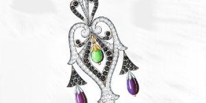 Black Diamond Earrings