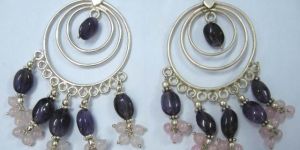 Stone Bead Earrings