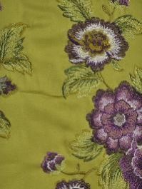 Embroidered Silk Fabric