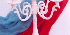 Brass 5 Light Candle Holder