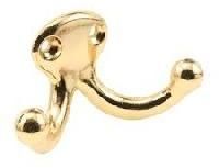Brass Double Coat Hook