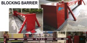 Crash Resistant Blocking Barrier