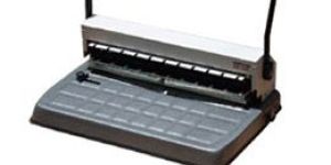 PLASTIC STRIP PUNCH-PRESS-BIND MACHINE