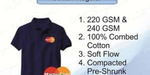 Collar Cotton Regular T-shirt