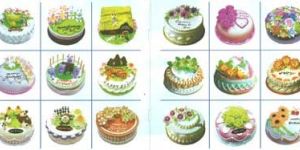 Cakes with Fresh Cream and Eggless