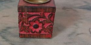 Wooden Candle Holder