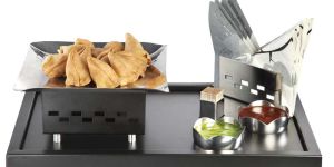 Stainless Steel Snack Warmer Set