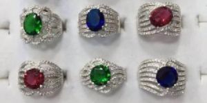 925 Silver Stone Rings