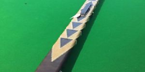 Cue Case Brown Wood Leather