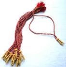 Pendant String Red and Silver