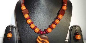 Wooden Necklace Set