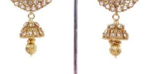 Indian Traditional Gold Plated Long Earrings for Women