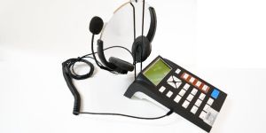 Telephone Dialpad with Headset