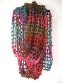 Knit Crochet Scarf