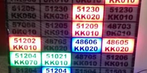 Color Changing Andon Display Board