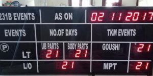 Days to Go Display Wide Layout