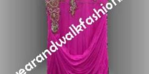 Hand Embroidered Drape Dresses