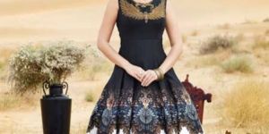 Patel Marketers  Royal Black Bhagalpuri Desiner Salwar Suit 35