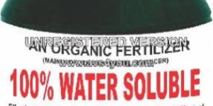 100% Water Soluble Organic Fertilizer