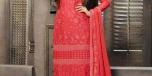 Semi Stitched Chiffon Suits