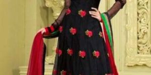 Semi Stitched Embroidered Suits