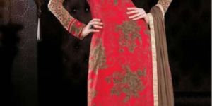 Semi Stitched Silk Suits