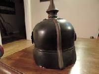 Leather Pickelhaube Helmet