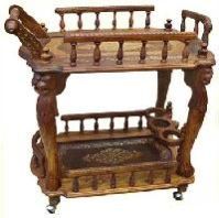 Wooden Service Trolley